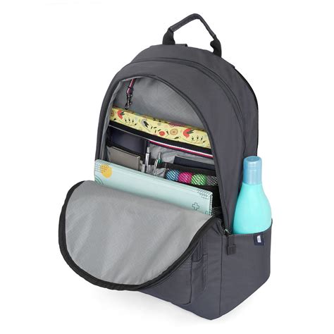 Buy Tommy Hilfiger Unisex Polyester 15 Inch Laptop Dark Grey Backpack ...