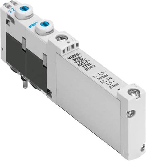 VUVG-B14-B52-ZT-F-1T1L Festo | Festo 5/2 Solenoid Valve - Electrical ...