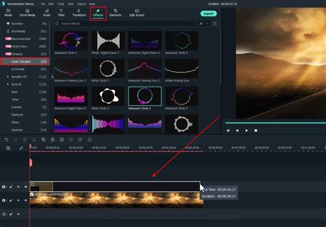 Tutorial on How to Create Audio Visualizer in Filmora