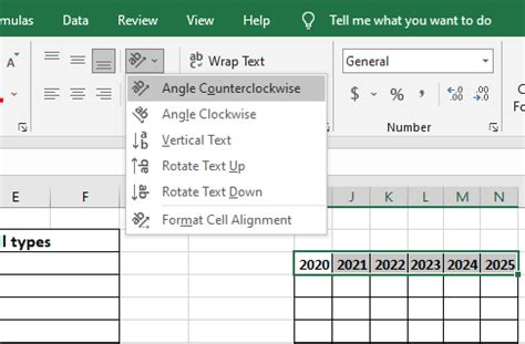 Image result for Rotating Text in Excel