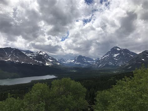 Overlook of lower Two Medicine Lake, Montana : r/pics
