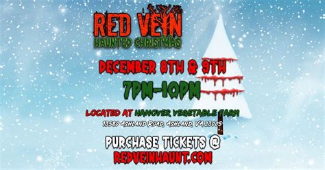 RED VEIN: Haunted Christmas, 13580 Ashland Rd, Ashland, VA 23005-7509 ...