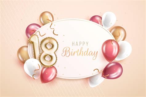 Happy 18th birthday Images - Free Download on Freepik