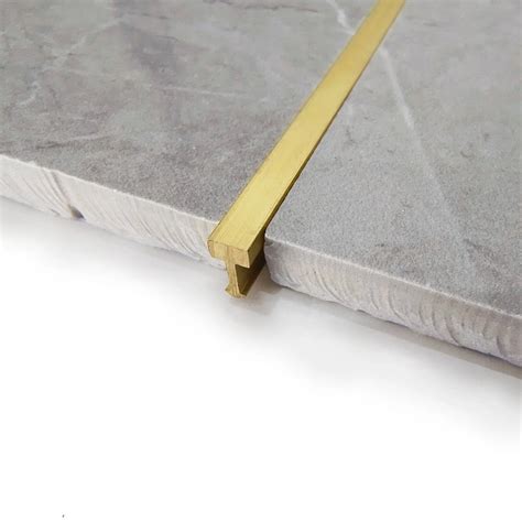Beautrim Ceramic Tile Customized Brass Floor Tile Trim - Tile Trim and ...