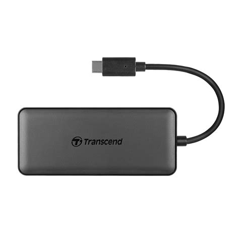 Transcend USB 3.1 Gen 2 Interface 6-in-1 USB Type-C Hub, (Two Type-C ...