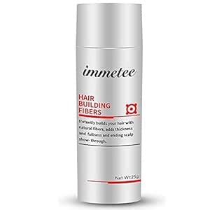 Buy IMMETEE Dark Brown: Immetee eratin Hair Building Fibers Powder ...