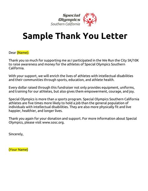 Free Printable Thank You Letter Templates [PDF] Students, Scholarship ...