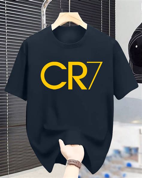 CR7 Deep Dive Navy Men's Half Sleeve T-Shirt