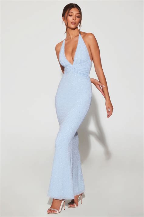 Halter Neck Prom Dress