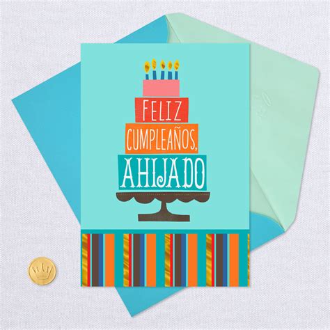 Love and Joy Spanish-Language Birthday Card for Godson - Greeting Cards ...