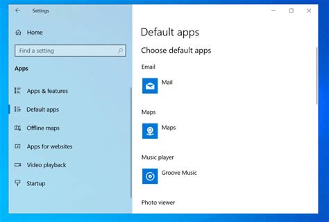 Image result for Set Your Default Programs Windows 1.0