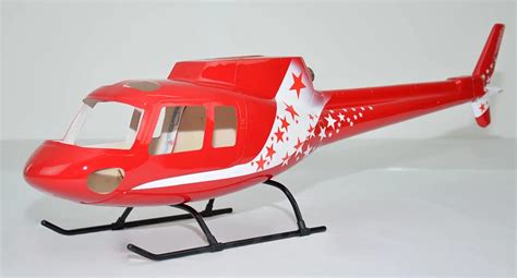 Buy RC Helicopter Fuselage AS350 Ecureuil Airzermatt Painting 500 Size ...