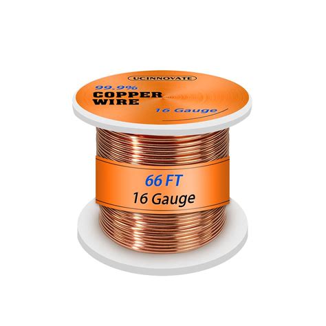 Amazon.com: UCINNOVATE 99.9% Copper Wire, 16 Gauge Pure Copper Wire for ...