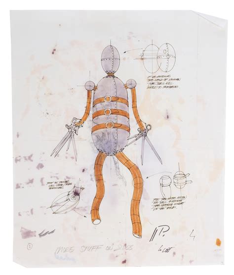 Tim Burton Concept Art Edward Scissorhands