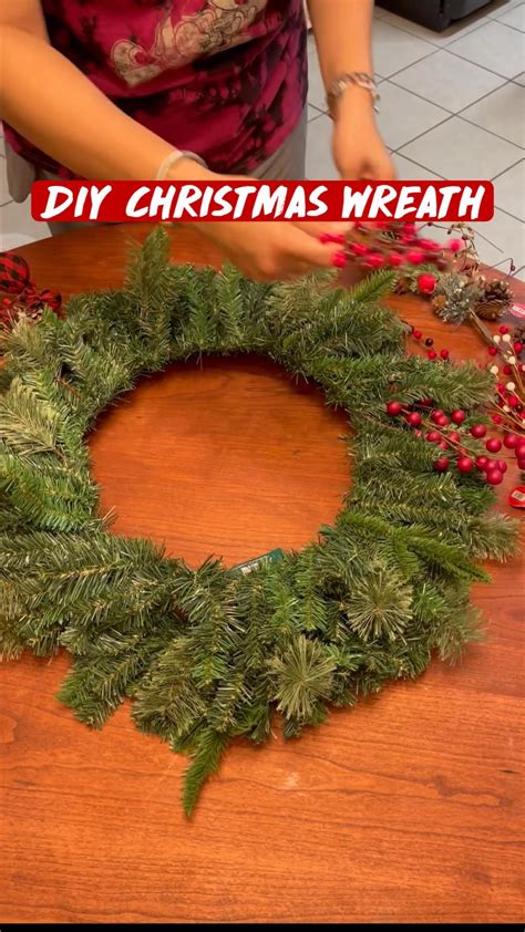 Diy christmas wreath – Artofit