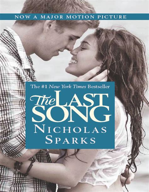 The Last Song, by Nicholas Sparks | The last song book, Nicholas sparks ...
