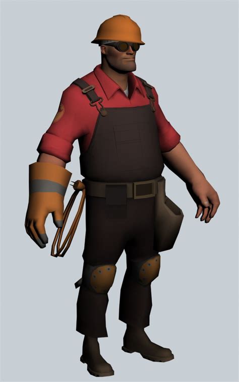 Engineer TF2 3D Model 的图像结果