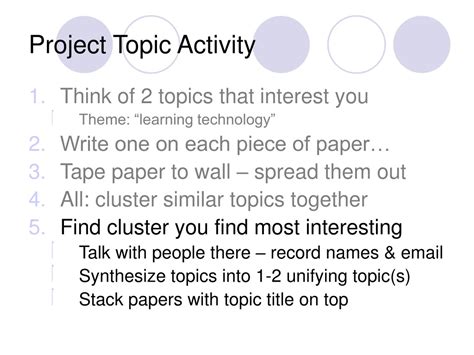 Project Topics 的图像结果