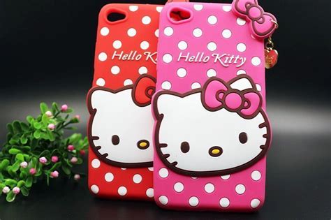 Cute Cases™ 4D Hello Kitty Design Ultra-Soft Gel Silicon Mobile Case ...