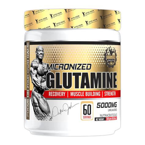 Dexter Jackson Glutamine 5000Mg | Muscle Building | 60 Servings, 300grm ...