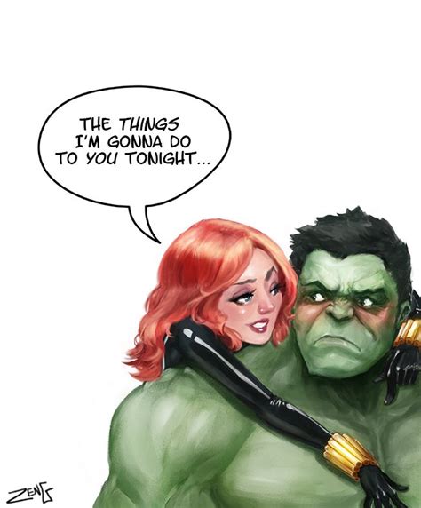 The Art of Zeng Lin | Black widow and hulk, Hulk avengers, Marvel ...