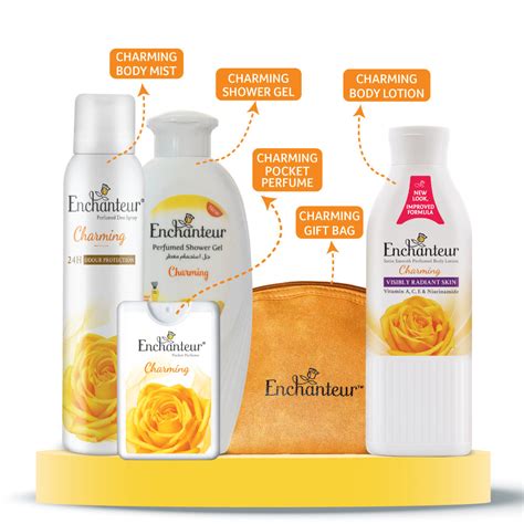 Enchanteur Charming Gift Bag, Body Care Essentials | Enchanteur