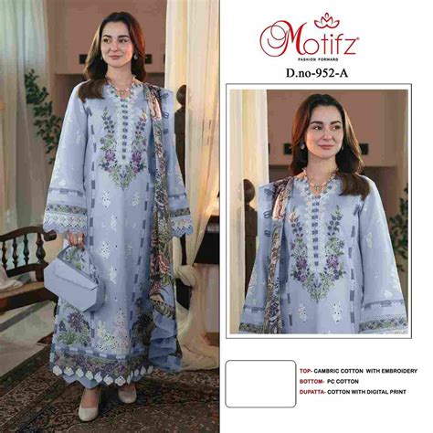MOTIFZ HIT DESIGN 952 COLOURS BY MOTIFZ 952-A TO 952-D SERIES BEAUTIFUL ...