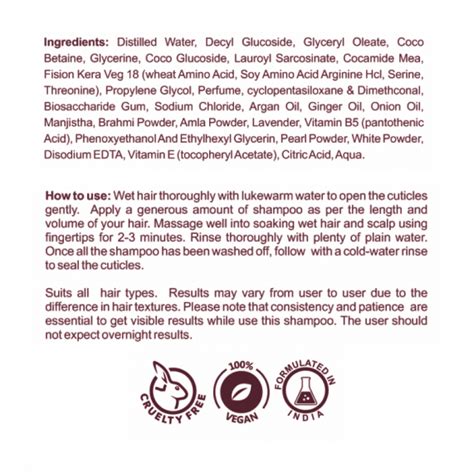 Pure Nutrition Onion Ginger Shampoo (250 ml) – Greenleafdrugstore