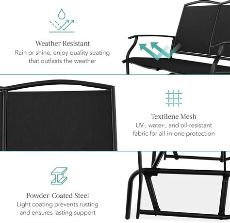 BestChoiceProducts Best Choice Products 2-Person Outdoor Patio Swing ...