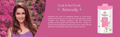 Yardley English Rose Perfumed Talcum Powder 100 gm | All Day Freshness ...