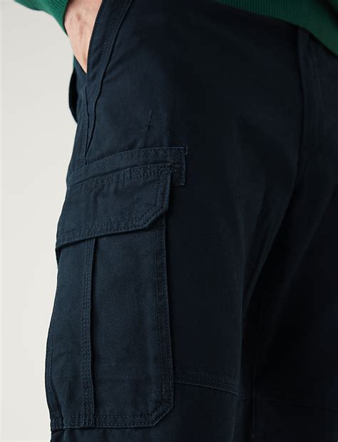 Buy Pure Cotton Utility Cargo Trousers at Marks & Spencer