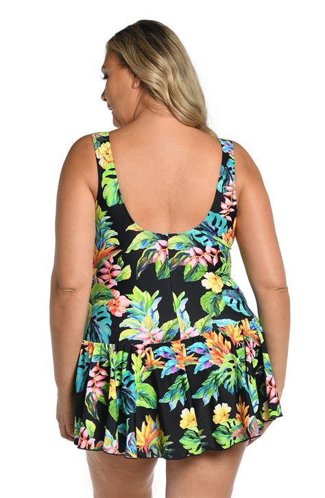 Plus Size Swim Dresses | Maxine Swimwear – MAXINE OF HOLLYWOOD