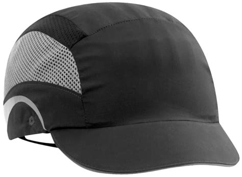 AAF000-001-100 JSP | JSP Black Short Peaked Bump Cap, HDPE Protective ...