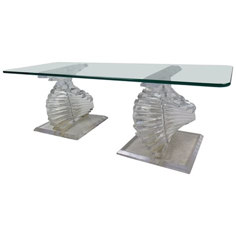 Lucite Coffee Table at 1stDibs