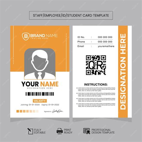 Image result for ID Card Simple