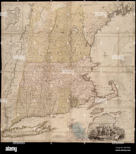 A map of the most inhabited part of New England : containing the ...