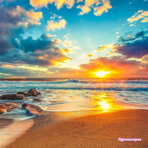 Soothing Sunset over the Ocean