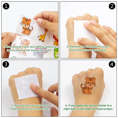 FancyLand Fancy Land Animal Tattoos for Kids Safari Jungle India | Ubuy