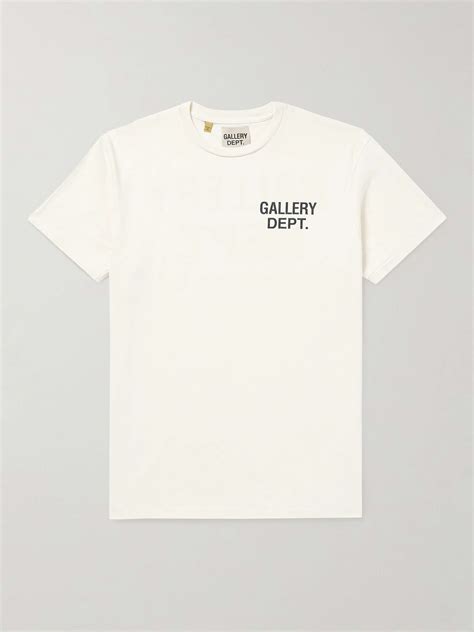 GALLERY DEPT. Logo-Print Cotton-Jersey T-Shirt for Men | MR PORTER