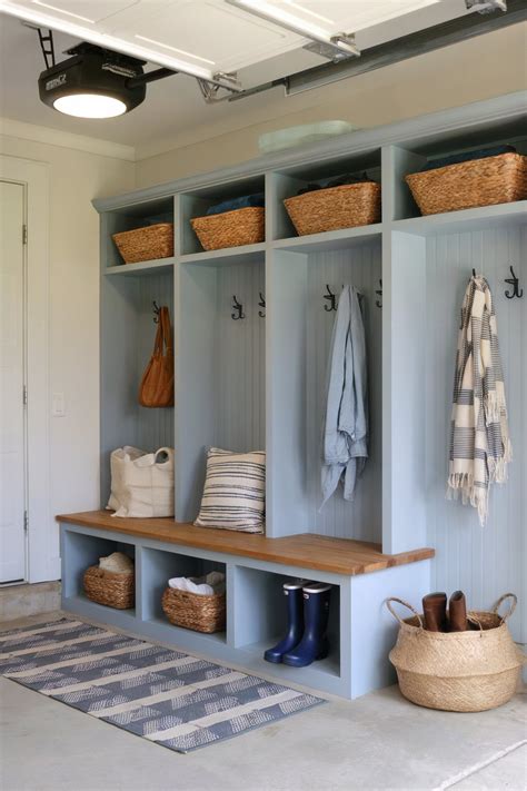 Declutter Your Garage with These 20 Inventive Garage Mudroom Ideas
