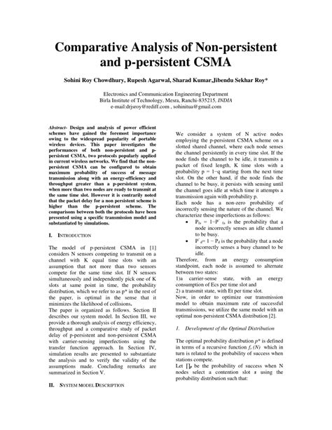 Image result for P Persistent CSMA with Example
