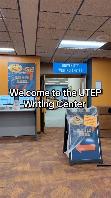 UTEP University Writing Center | Needing help with your Gilman ...