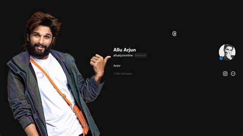 Allu Arjun Becomes First Indian Celeb To Reach 1 Million Followers On ...