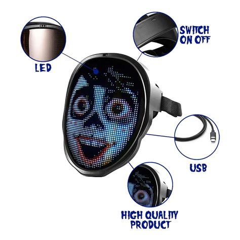 LED Bluetooth Mask 的图像结果