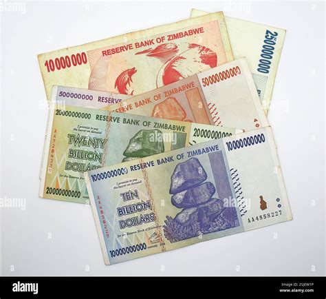 Zimbabwean dollar banknotes, Z$, Zimbabwe, Africa Stock Photo - Alamy