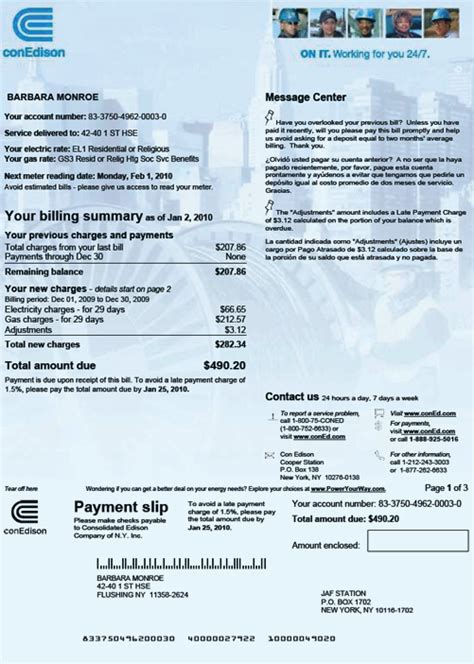 Understanding Your ConEdison Bill in New York State | CallMePower