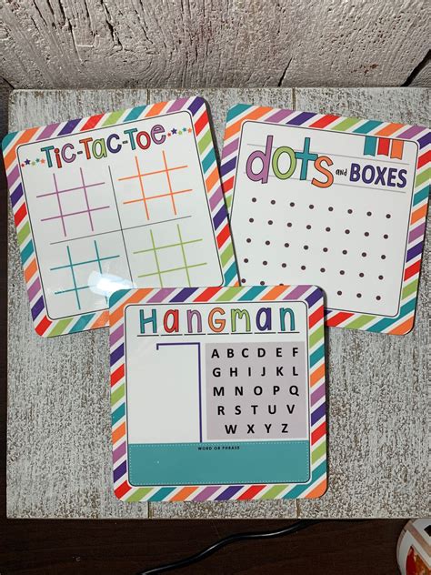 Easter Basket Gifts, Games for Kids, Dry Erase Board Games, Games on ...