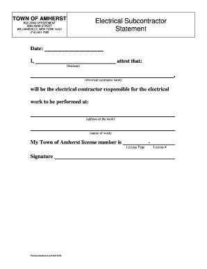 Electrician Amherst Ny - Fill and Sign Printable Template Online