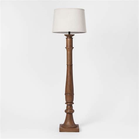 Top Turned Wood Floor Lamp To Upgrade