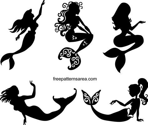 Image result for Vector Mermaid Pattern